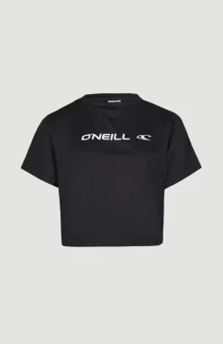 Rutile Cropped T-shirt | Black Out