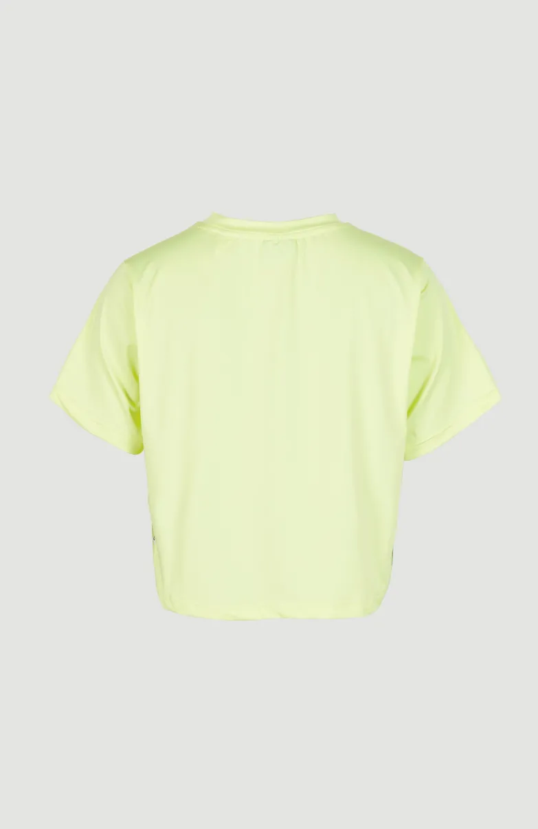 Rutile Cropped T-shirt | Sunny Lime