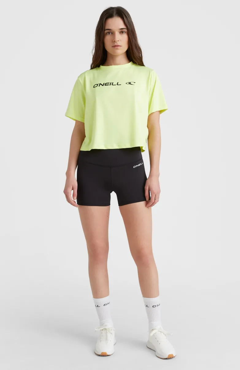 Rutile Cropped T-shirt | Sunny Lime