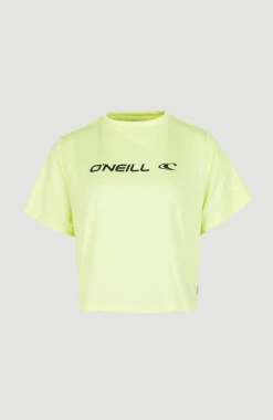 Rutile Cropped T-shirt | Sunny Lime