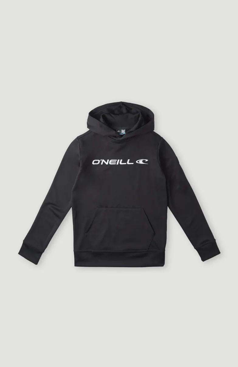 Rutile Fleece Hoodie | Black Out