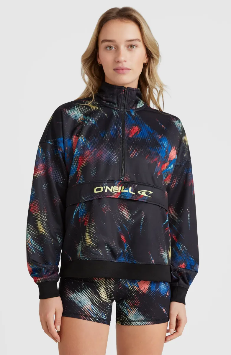 Rutile Half Zip Fleece | Black Future Fade