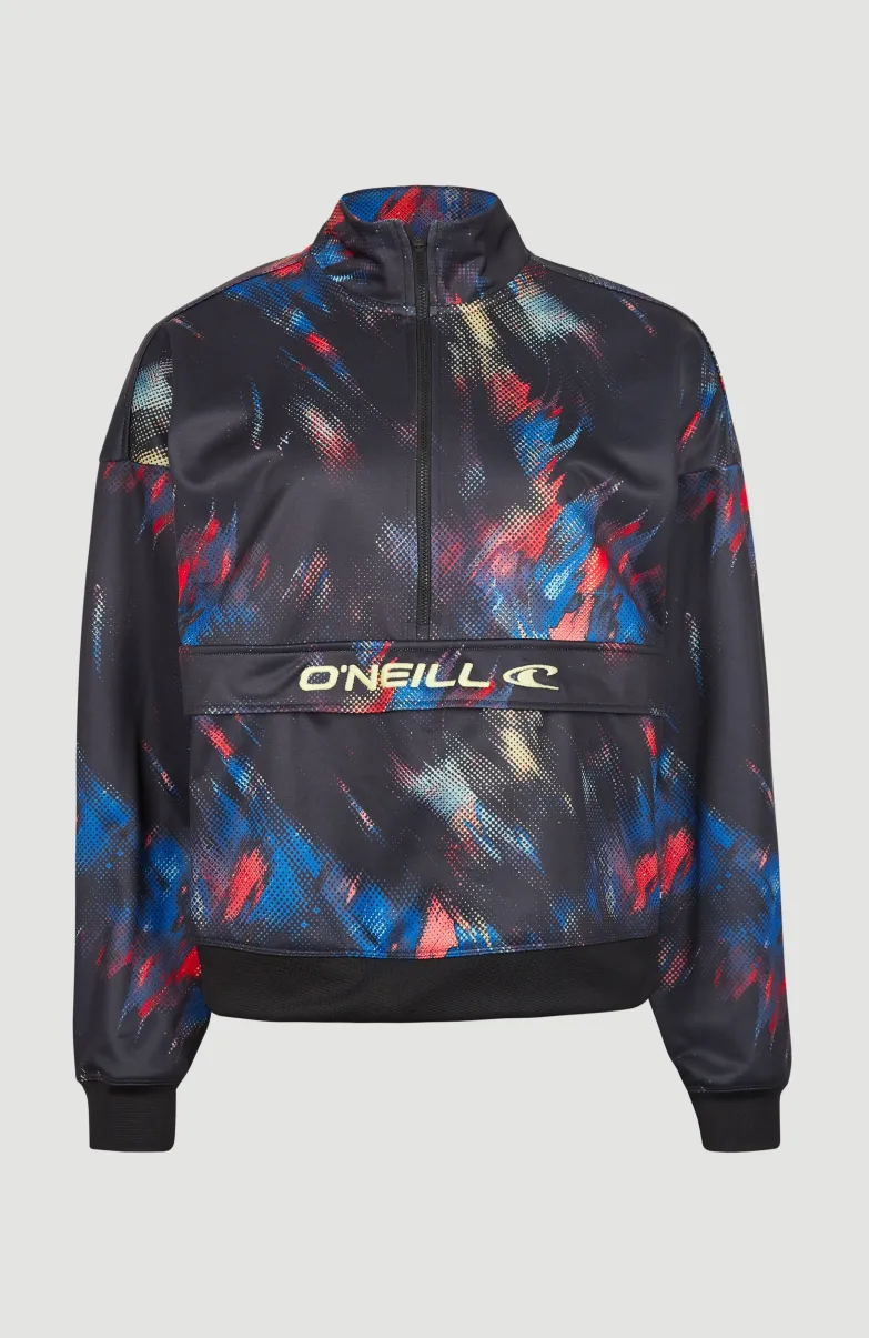 Rutile Half Zip Fleece | Black Future Fade