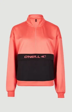 Rutile Half Zip Fleece | Georgia Peach