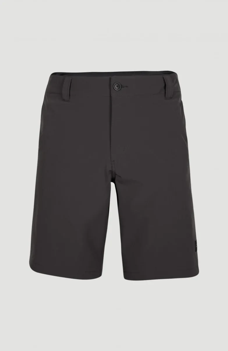Short Hybrid Chino | Asphalt