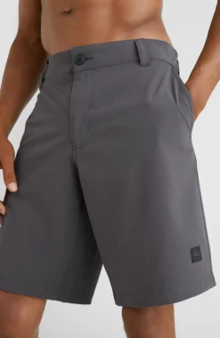 Short Hybrid Chino | Asphalt
