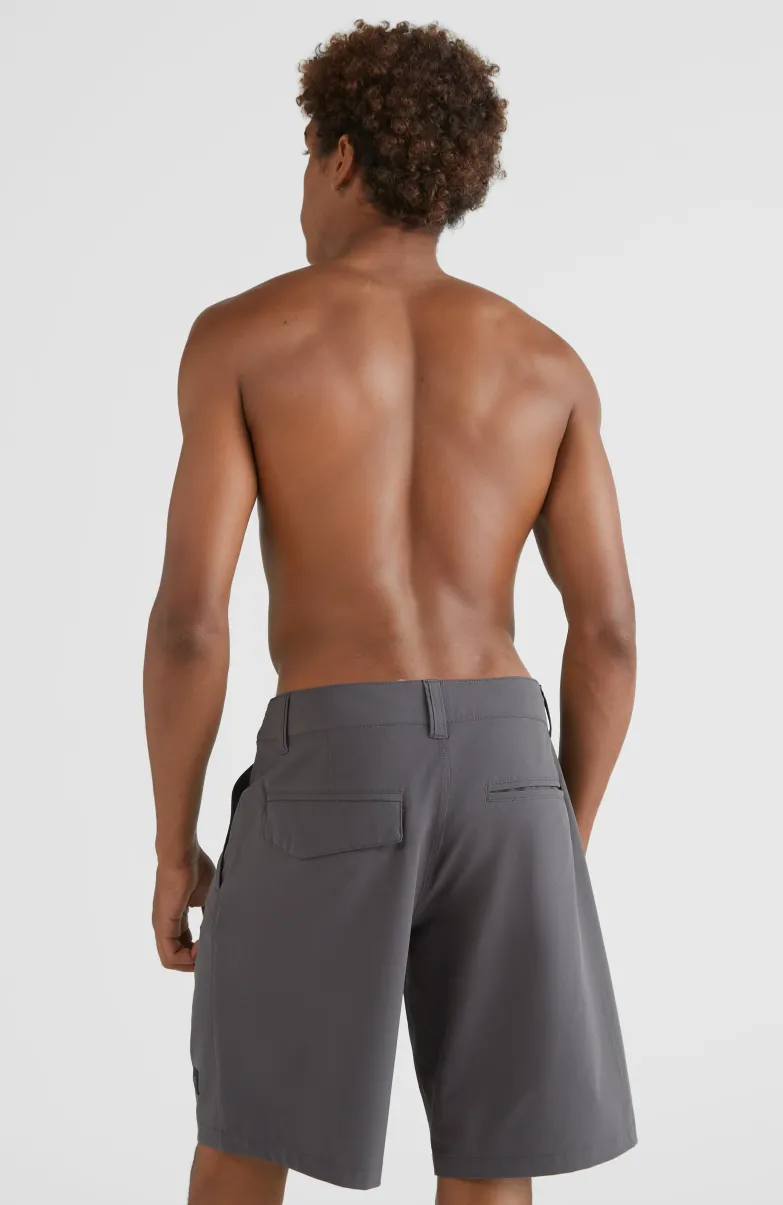 Short Hybrid Chino | Asphalt