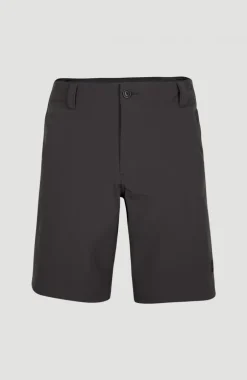Short Hybrid Chino | Asphalt