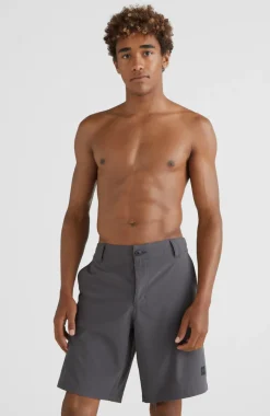 Short Hybrid Chino | Asphalt