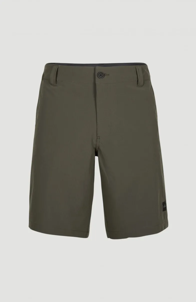 Short Hybrid Chino | Military Green