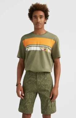 Short Park Cargo | Deep Lichen Magic Carpet