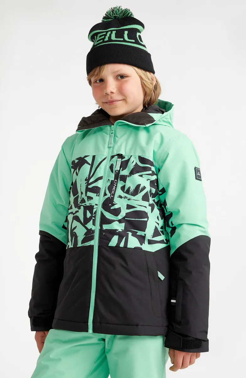 Ski Jas Carbonite | Green Scribble