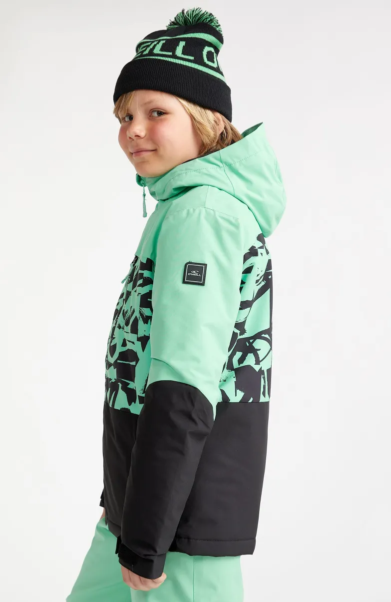 Ski Jas Carbonite | Green Scribble