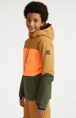 Ski Jas Carbonite | Rich Caramel Colour Block
