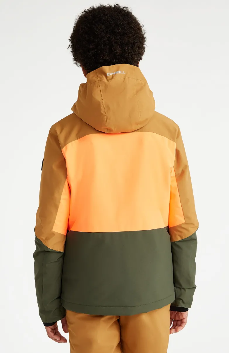 Ski Jas Carbonite | Rich Caramel Colour Block