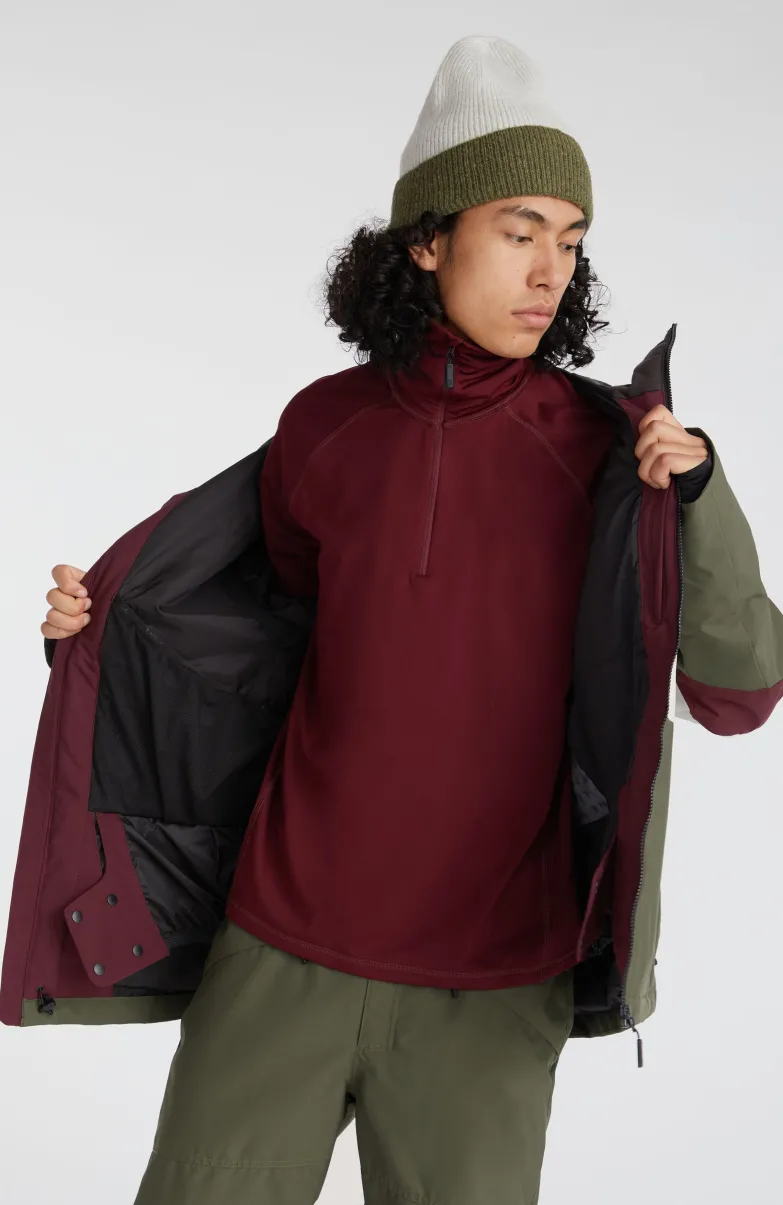 Ski Jas Carbonite | Windsor Wine Colour Block