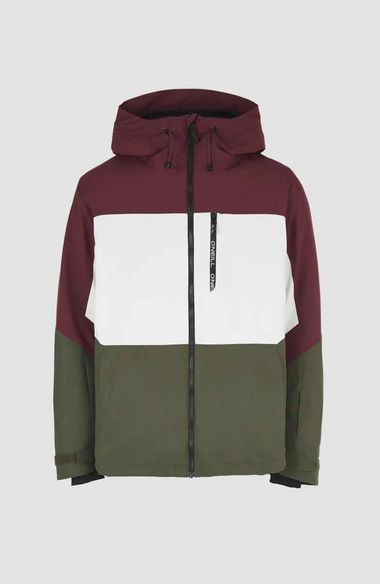 Ski Jas Carbonite | Windsor Wine Colour Block