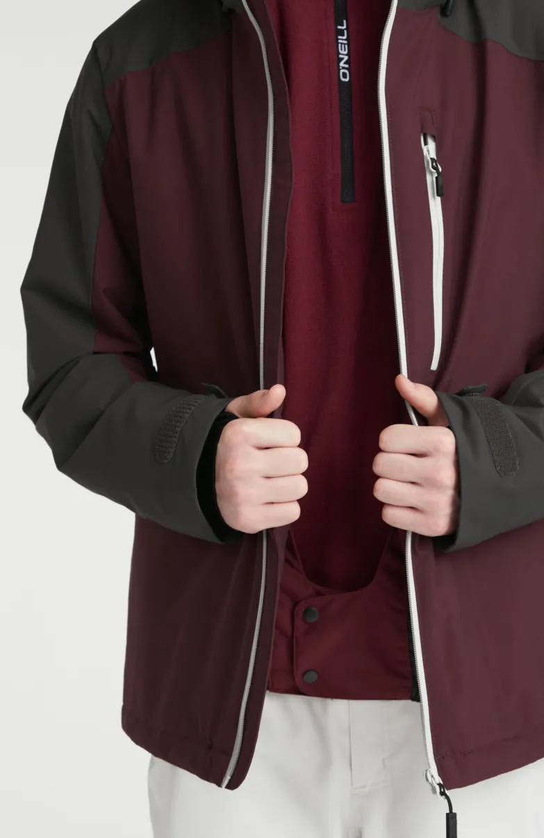 Ski Jas Diabase | Windsor Wine Colour Block