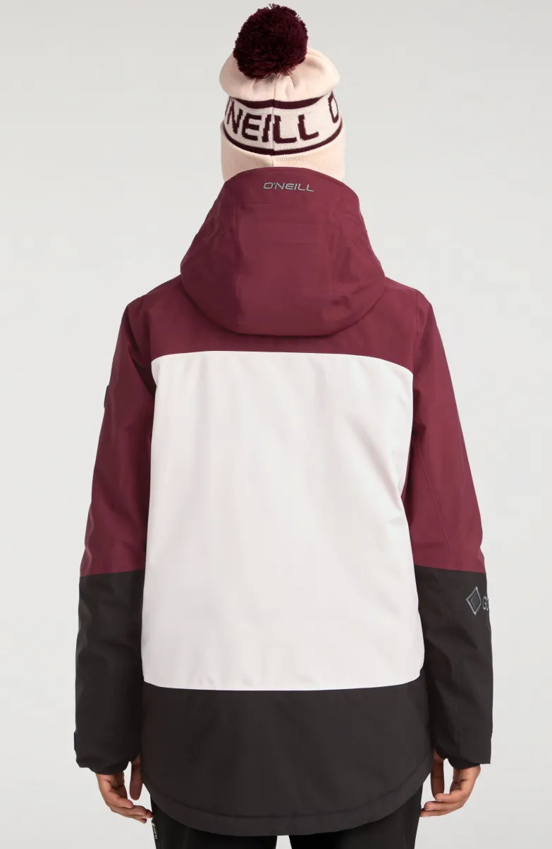 Ski Jas GORE-TEX Psycho Tech | Windsor Wine Colour Block