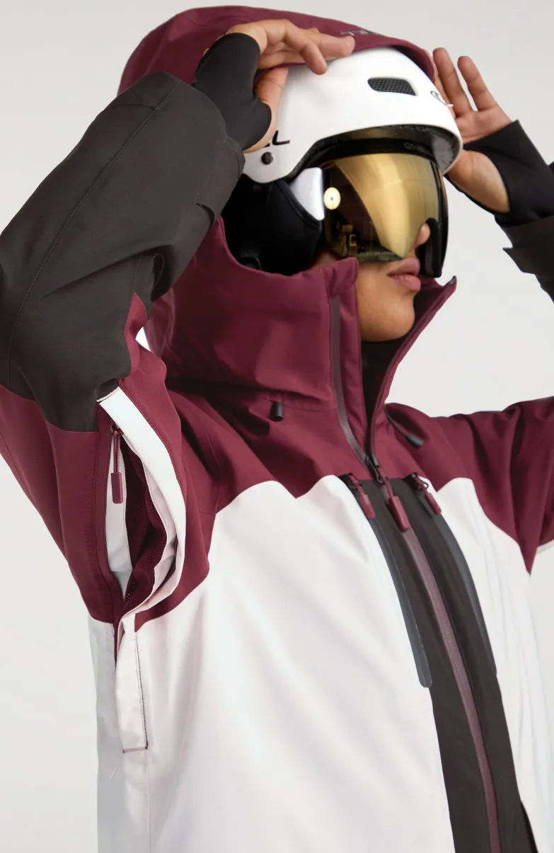 Ski Jas GORE-TEX Psycho Tech | Windsor Wine Colour Block