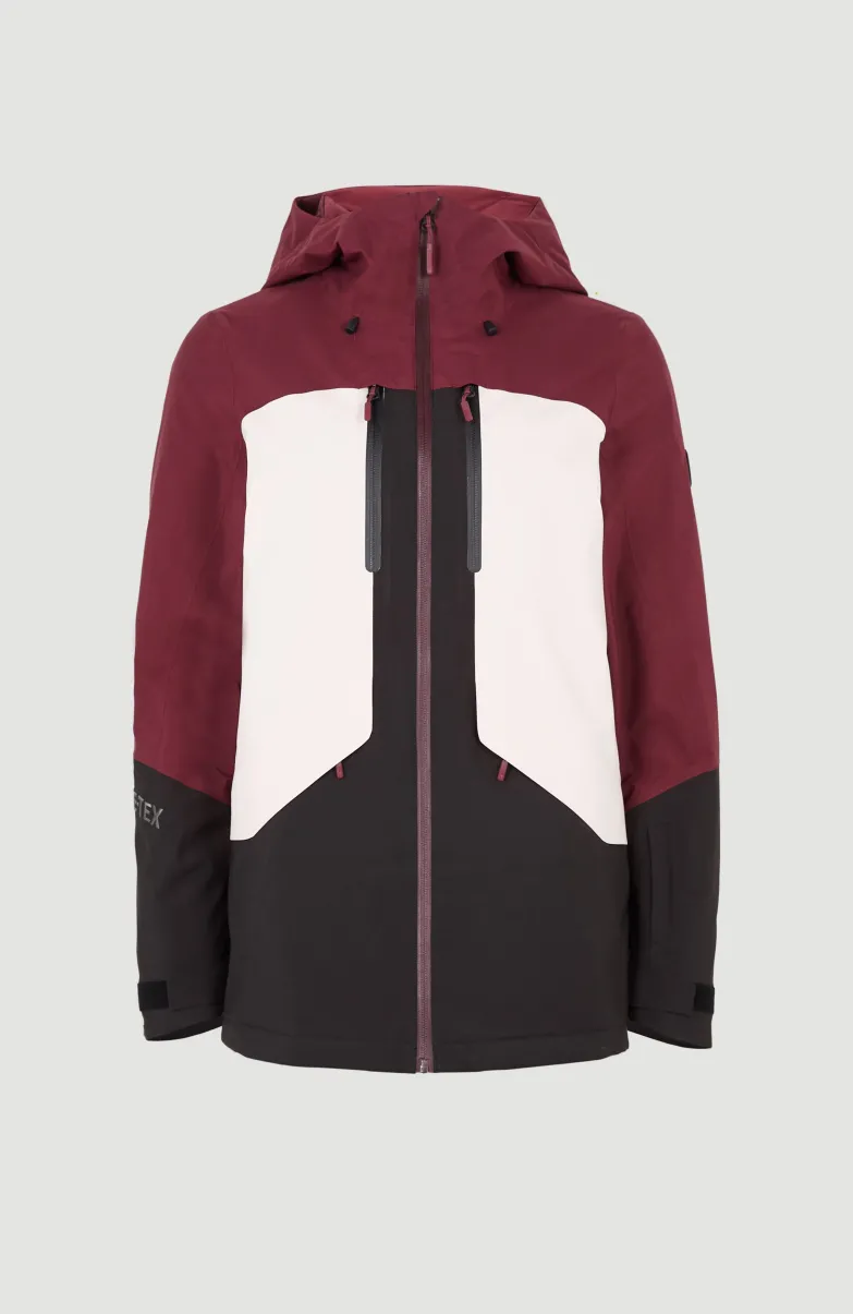 Ski Jas GORE-TEX Psycho Tech | Windsor Wine Colour Block