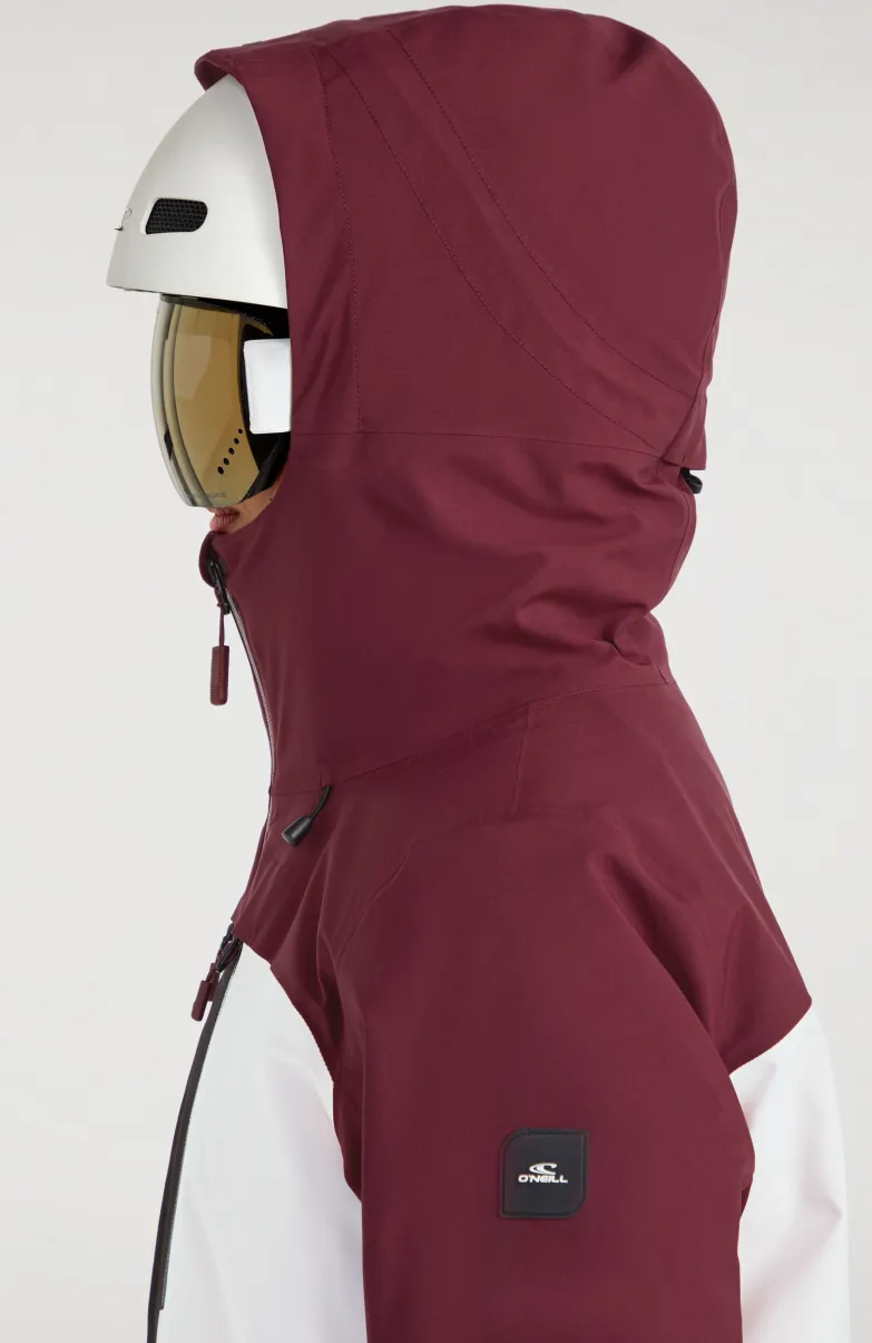Ski Jas GORE-TEX Psycho Tech | Windsor Wine Colour Block