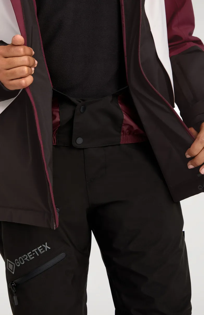 Ski Jas GORE-TEX Psycho Tech | Windsor Wine Colour Block