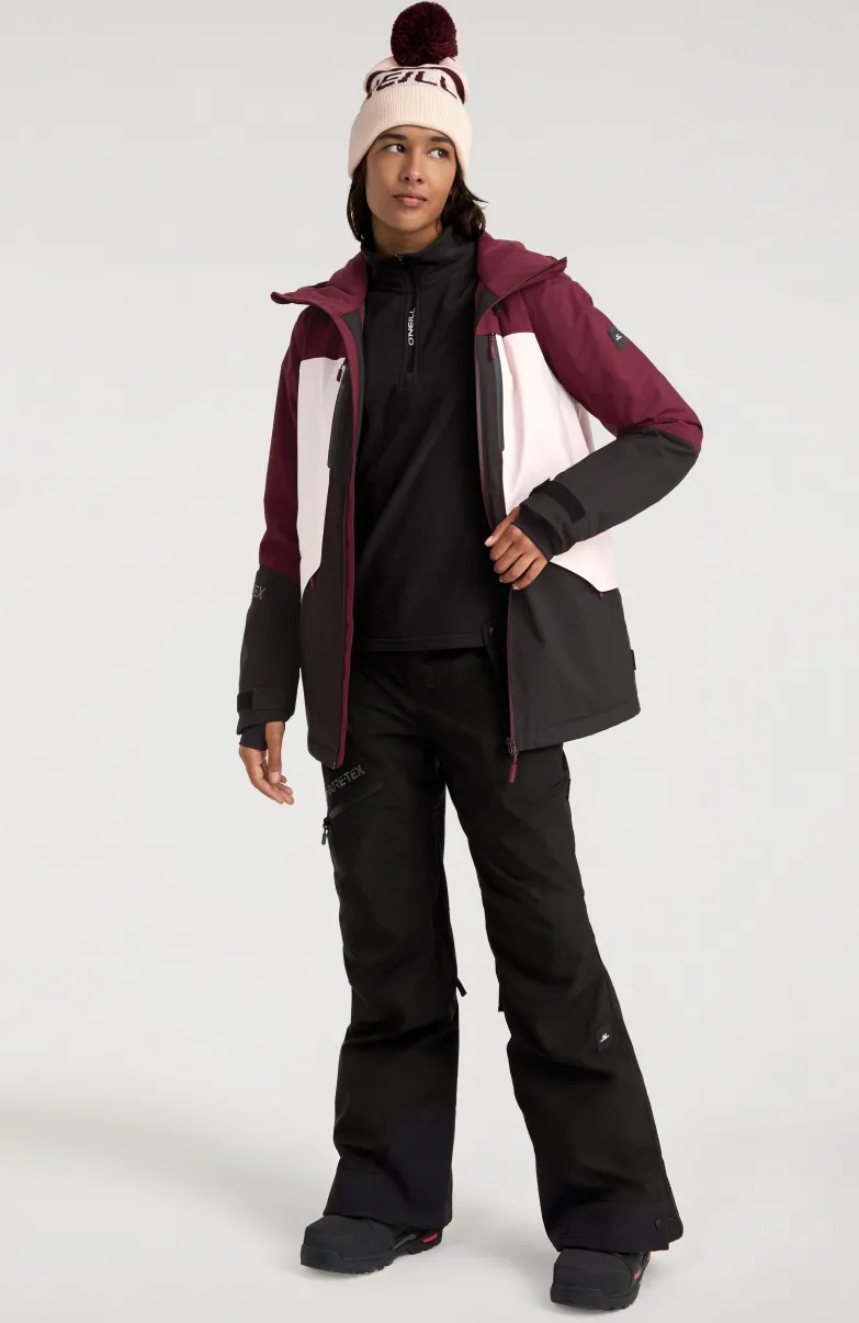 Ski Jas GORE-TEX Psycho Tech | Windsor Wine Colour Block