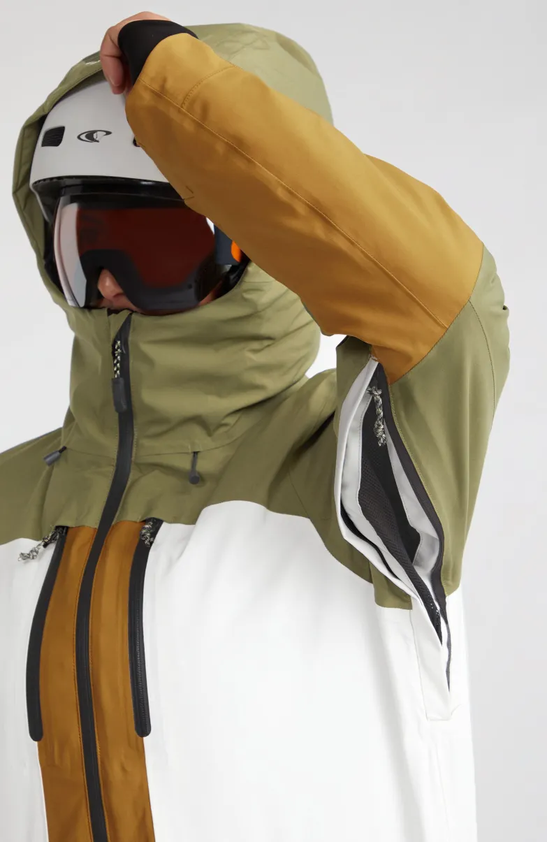 Ski Jas GORE-TEX Psycho Tech | Deep Lichen Green Colour Block