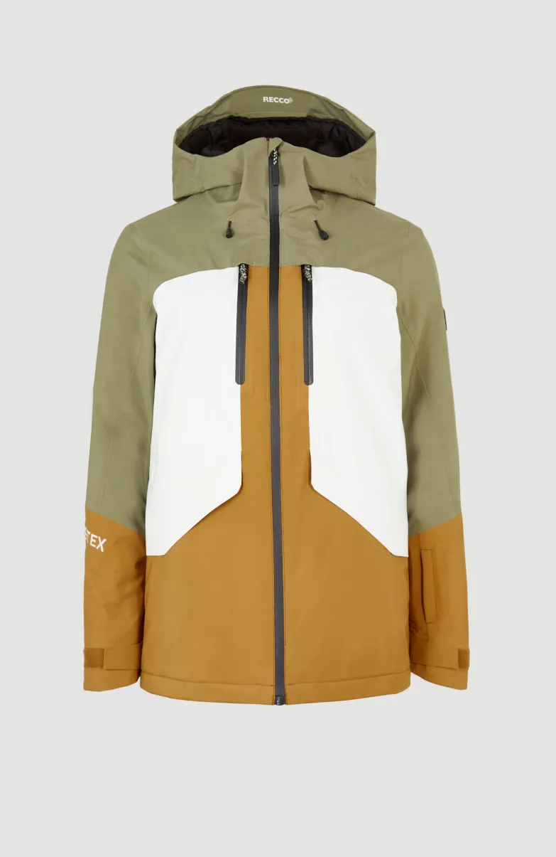 Ski Jas GORE-TEX Psycho Tech | Deep Lichen Green Colour Block