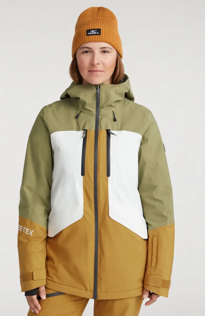 Ski Jas GORE-TEX Psycho Tech | Deep Lichen Green Colour Block