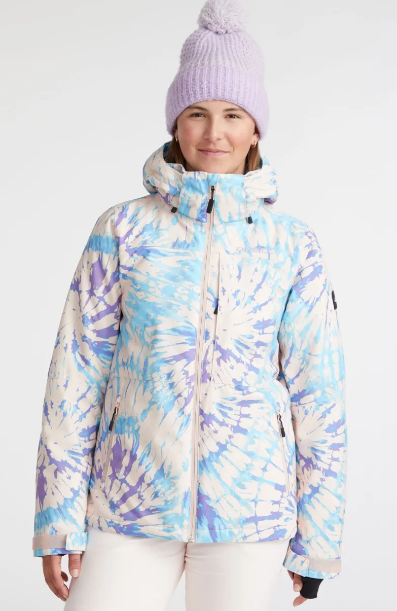 Ski Jas Lite | Pink Tie Dye