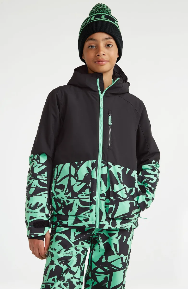 Ski Jas Texture | Green Scribble
