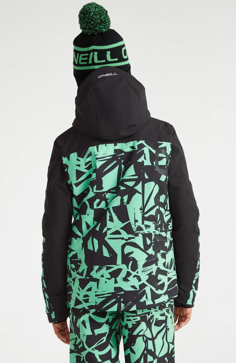 Ski Jas Texture | Green Scribble