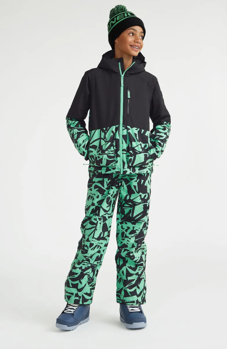 Ski Jas Texture | Green Scribble