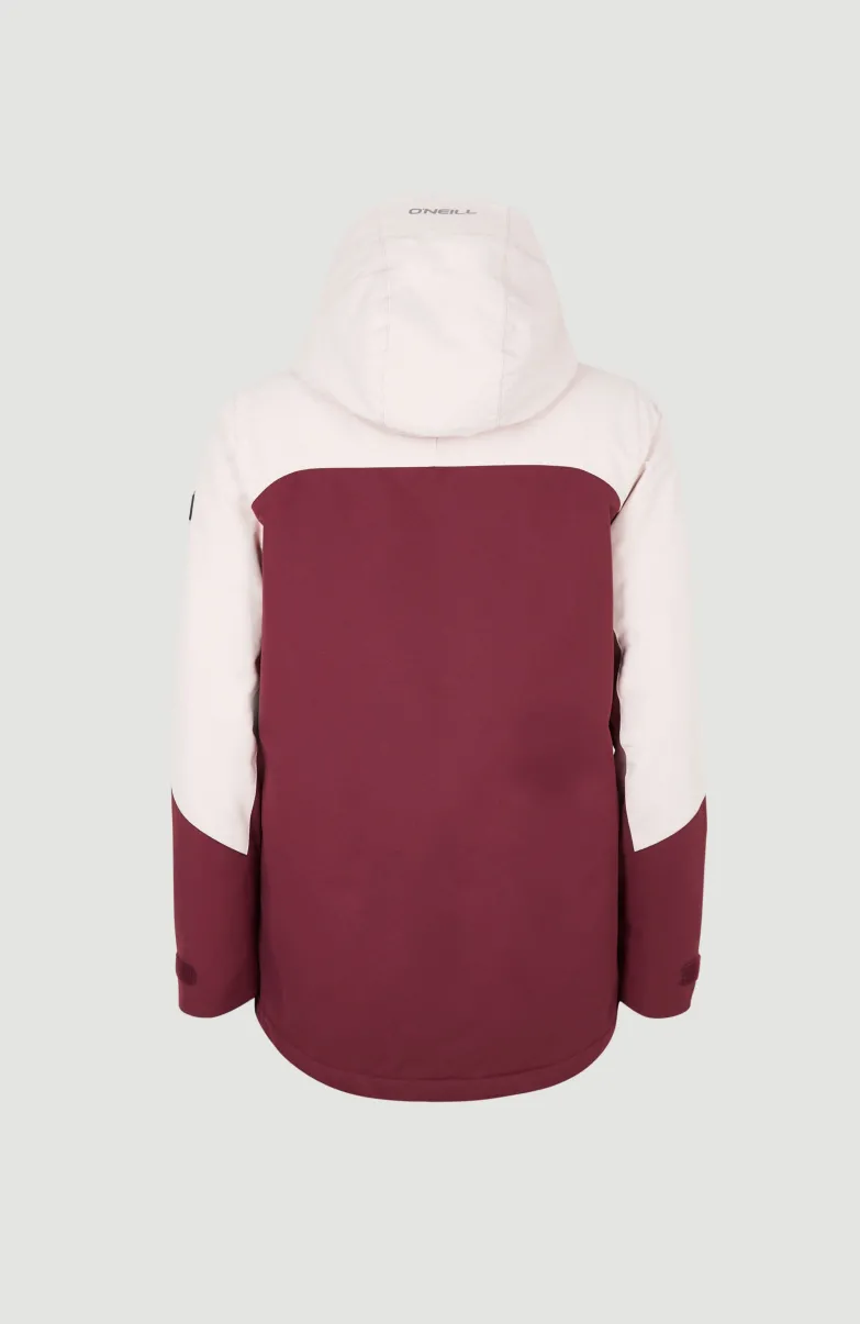 Ski Jas Utility | Windsor Wine Colour Block