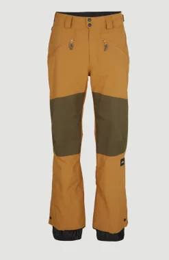 Skibroek Jacksaw | Rich Caramel Colour Block