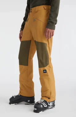 Skibroek Jacksaw | Rich Caramel Colour Block