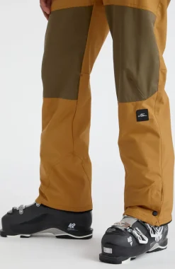 Skibroek Jacksaw | Rich Caramel Colour Block