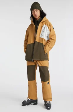 Skibroek Jacksaw | Rich Caramel Colour Block