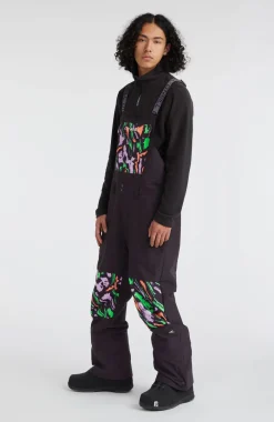 Skibroek Shred Bib | Black Kemper Print