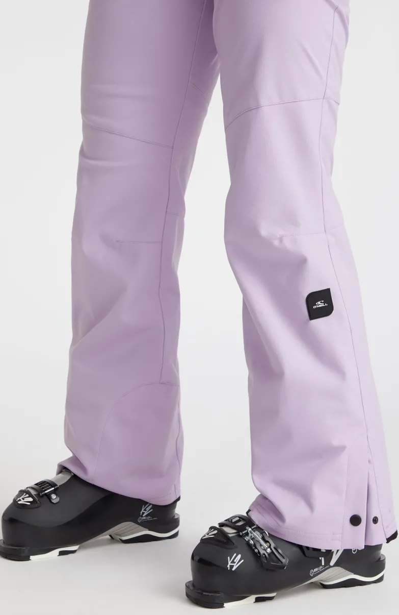 Skibroek Star Melange | Purple Rose