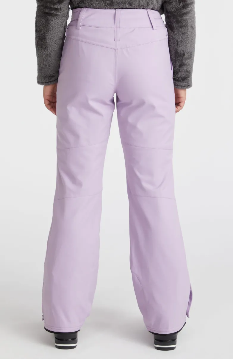 Skibroek Star Melange | Purple Rose