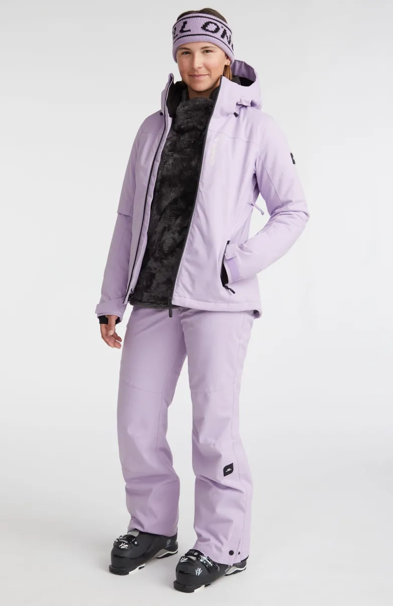 Skibroek Star Melange | Purple Rose