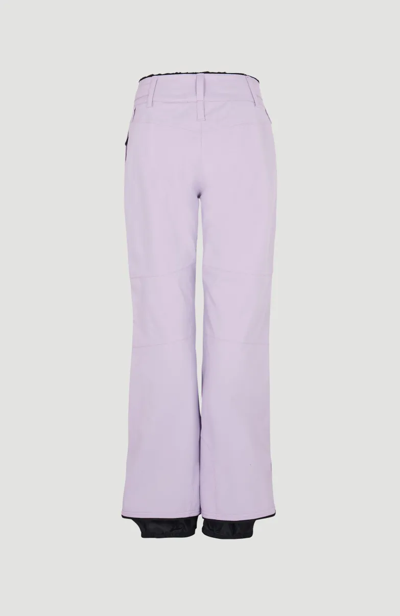 Skibroek Star Melange | Purple Rose