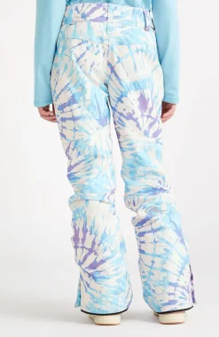 Skibroek Star Printed | Pink Tie Dye