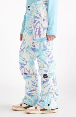 Skibroek Star Printed | Pink Tie Dye