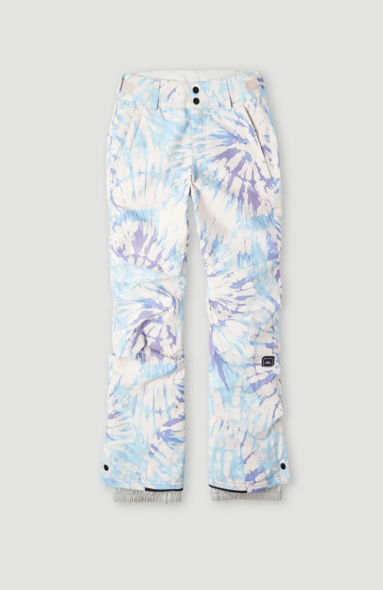 Skibroek Star Printed | Pink Tie Dye