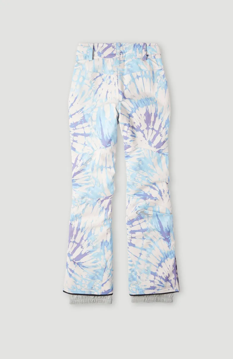 Skibroek Star Printed | Pink Tie Dye