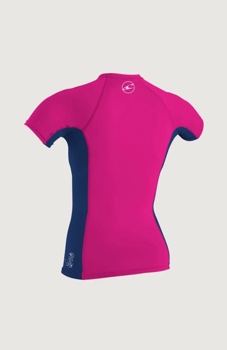 Skins Short Sleeve Crew | Dark Pink